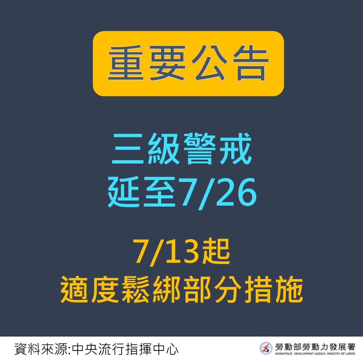 重要公告三級警戒延長至7月26日-中文.JPG
