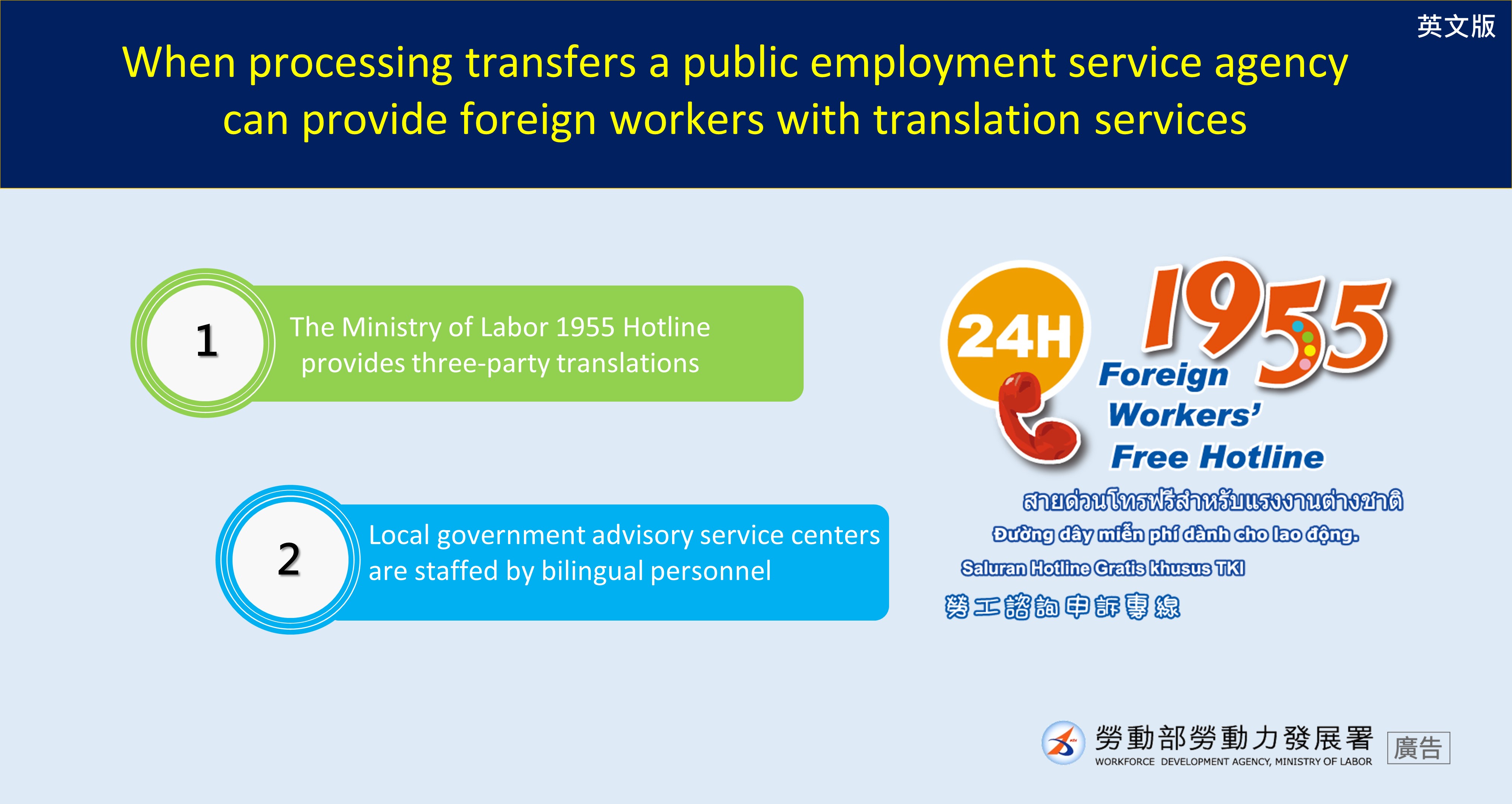 公立就業服務機構辦轉換可提供移工通譯服務-英文.JPG